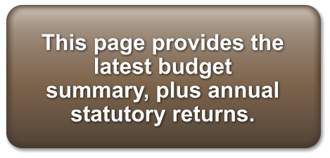 This page provides the latest budget summary, plus annual statutory returns.