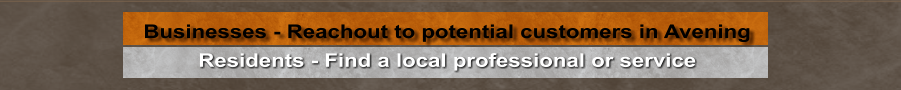 Residents - Find a local professional or service Businesses - Reachout to potential customers in Avening